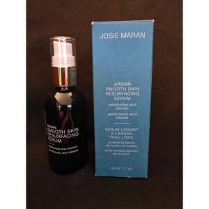 Josie Maran Argan Smooth Skin Resurfacing Serum 1.7oz 50ml Lactic Acid New Box